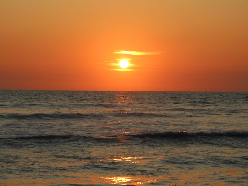 Sonnenuntergang Viareggio