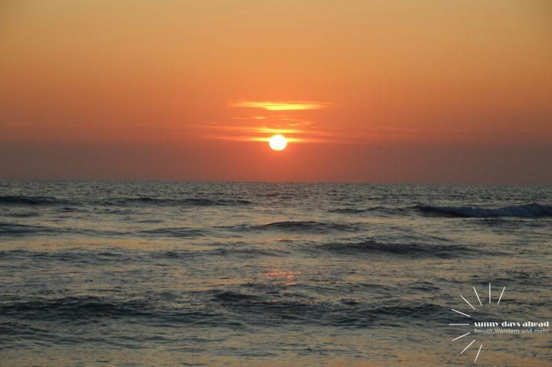 Sonnenuntergang Viareggio