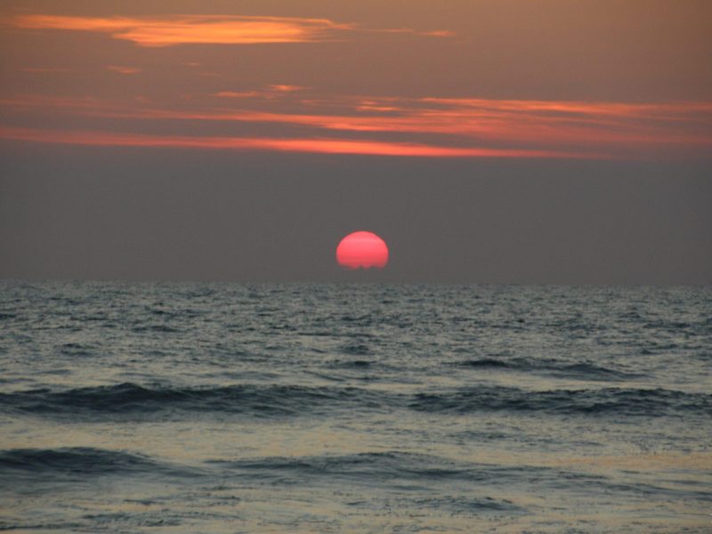 Sonnenuntergang Viareggio