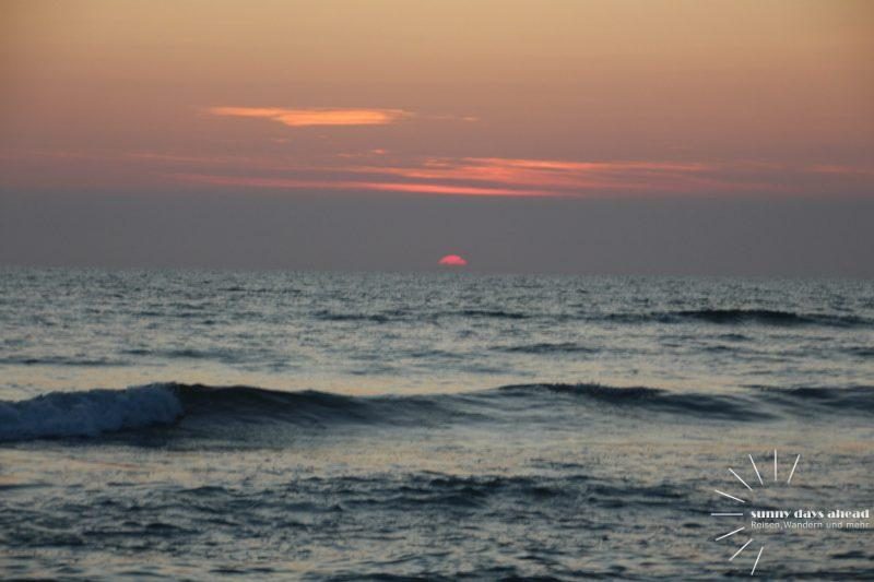 Sonnenuntergang Viareggio