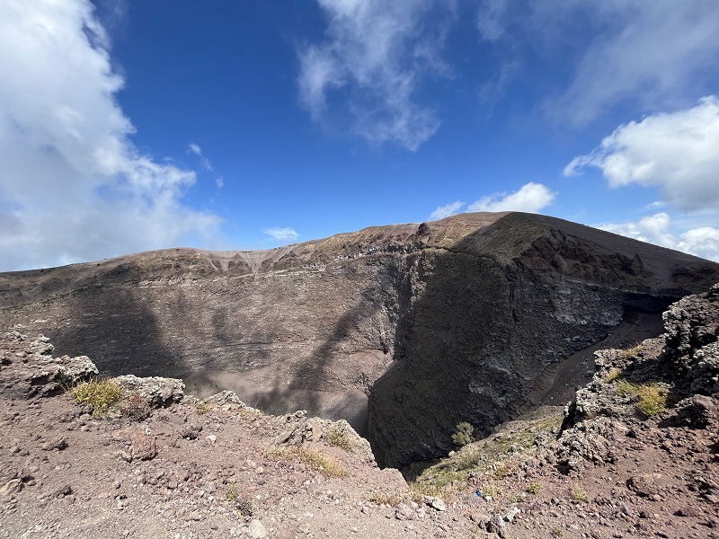 Vesuv Vulkan Krater
