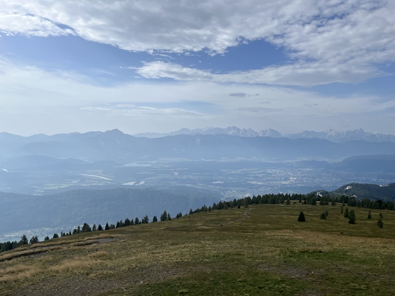Schöne Aussicht von der Alpe Gerlitzen