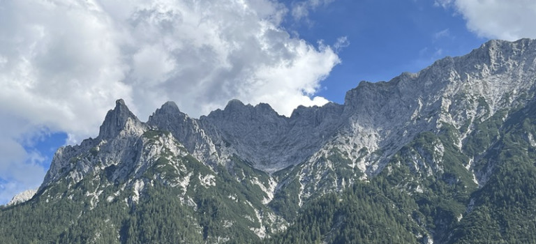 Diese Aussicht auf die Alpenwelt